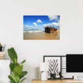 Fraser Island Shipwreck, Australien Poster (Heimbüro)