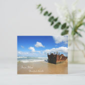 Fraser Island Shipwreck - Postcard Postkarte (Stehend Vorderseite)