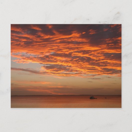 Fraser Island Sunset Postkarte (Vorderseite)