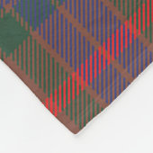 Fraser Jagd Moderner Clan Abzeichen Tartan Kariert Fleecedecke (Ecke)