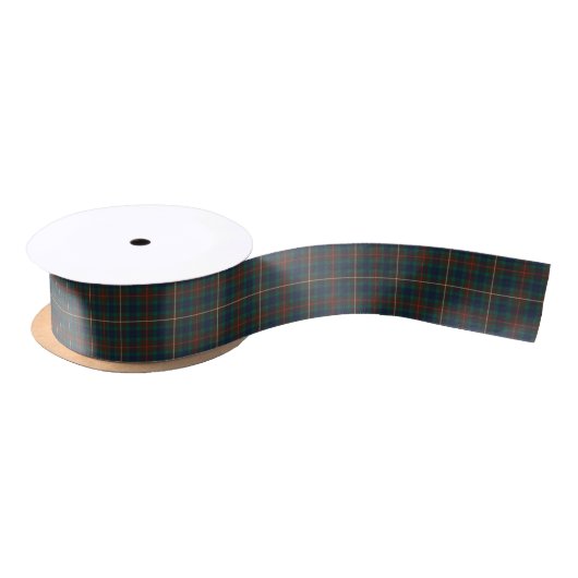 Fraser Jagd Tartan Kariertes Muster Satinband (Spule)