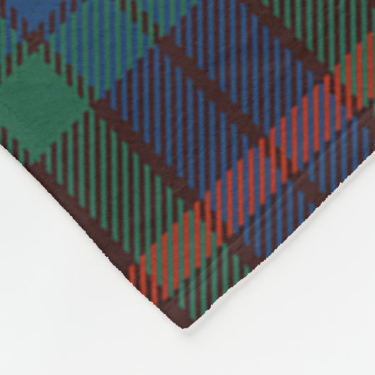 Fraser Jagen Ancient Clan Abzeichen Tartan Kariert Fleecedecke (Ecke)
