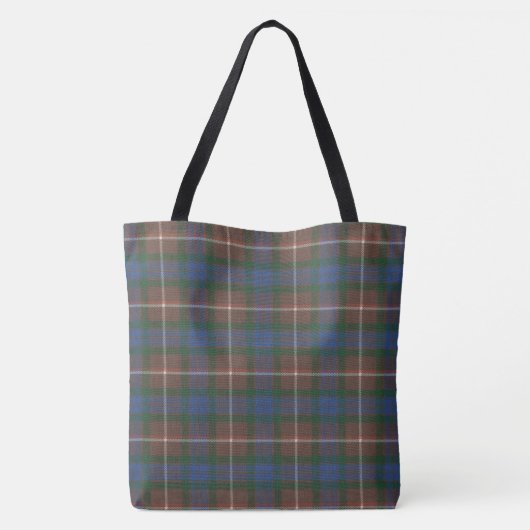 Fraser Junting Ancient Scottish Tartan Tote Bag Tasche (Rückseite)