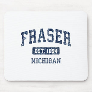 Fraser Michigan Mi Vintage Sport Etabliertes Desi Mousepad
