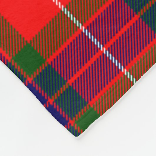 Fraser Modern Clan Abzeichen Tartan Kariert Fleecedecke (Ecke)