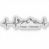 Fraser MTB-Vinyl-Aufkleber Aufkleber (Vorderseite)