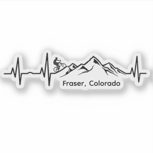 Fraser MTB Vinyl Sticker (Vorderseite)