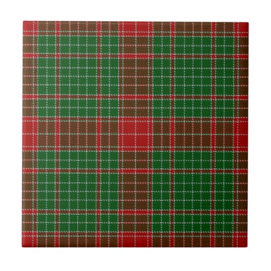 Fraser of Castle Leathers Tartan Fliese (Vorderseite)