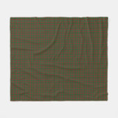 Fraser of Castle Leathers Tartan Kariertes Muster Fleecedecke (Vorderseite (Horizontal))