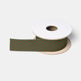 Fraser of Castle Leathers Tartan Kariertes Muster Satinband