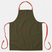 Fraser of Castle Leathers Tartan Kariertes Muster Schürze (Vorderseite)
