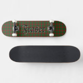 Fraser of Castle Leathers Tartan Kariertes Muster Skateboard (Horizontal)