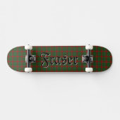 Fraser of Castle Leathers Tartan Kariertes Muster Skateboard (Horizontal)
