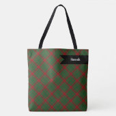 Fraser of Castle Leathers Tartan Kariertes Muster Tasche (Vorderseite)