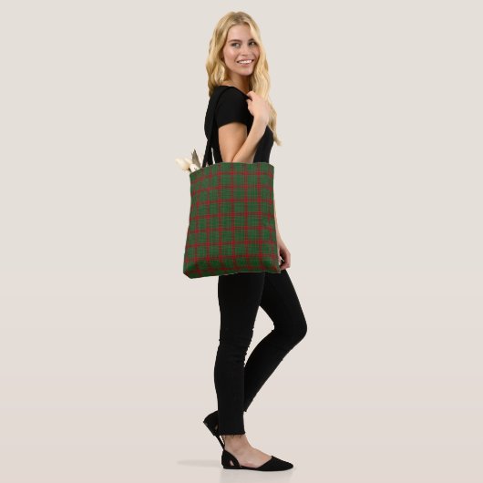 Fraser of Castle Leathers Tartan Kariertes Muster Tasche (Am Model)