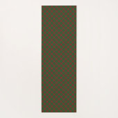 Fraser of Castle Leathers Tartan Kariertes Muster Yogamatte (Rückseite)