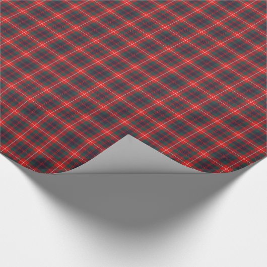 Fraser of Lovat Modern Clan Tartan Geschenkpapier (Ecke)