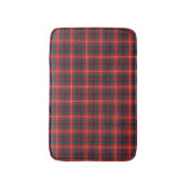 Fraser of Lovat Modernes Tartan Rot und Blau Karie Badematte (Vorderseite Vertikal)