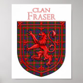 Fraser of Lovat Tartan Scottish Plaid Poster (Vorne)