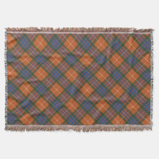 Fraser Red A Original Scottish Tartan Decke (Vorderseite)