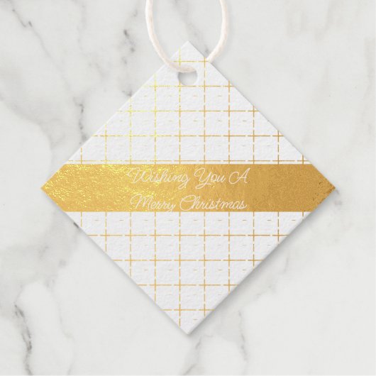 Fraser Red Weathered Original Scottish Tartan Geschenkanhänger (Vorderseite)