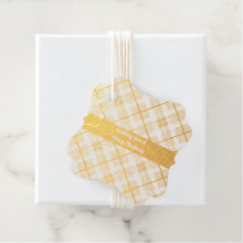 Fraser Red Weathered Original Scottish Tartan Geschenkanhänger