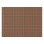Fraser Red Weathered Original Scottish Tartan Tischdecke (Vorderseite (Horizontal))