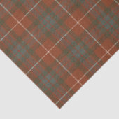 Fraser Red Weathered Scottish Tart Scottish Tartan Seidenpapier (Ausschnitt)