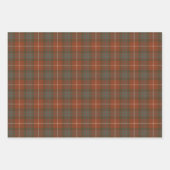 Fraser Red Weathered Scottish Tartan Geschenkpapier Set (Vorderseite)