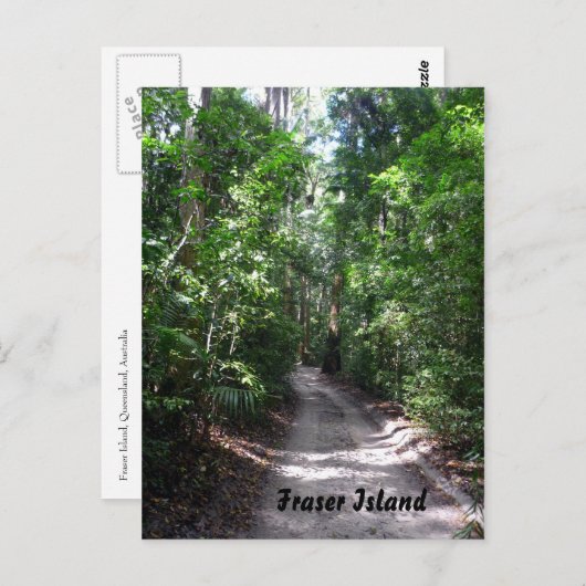 Fraser Regenwaldbahn Postkarte (Vorne/Hinten)