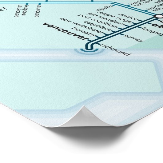 Fraser River 15 x 20 Poster (Ecke)