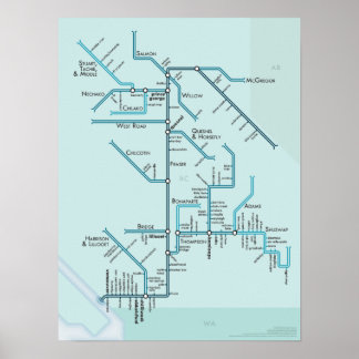 Fraser River 15 x 20 Poster