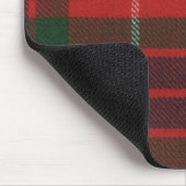 Fraser roter moderner Tartan Mousepad (Ecke)