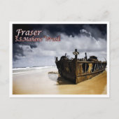 Fraser - S.S.Maheno Wrack - Australien - Postkarte (Vorderseite)