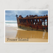 Fraser-Schiffswrack Postkarte (Vorderseite)