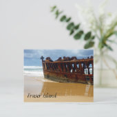 Fraser-Schiffswrack Postkarte (Stehend Vorderseite)