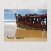 Fraser-Schiffswrack Postkarte (Vorderseite)