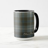 Fraser Scottish Clan Tartan Designer Tasse (VorderseiteRechts)