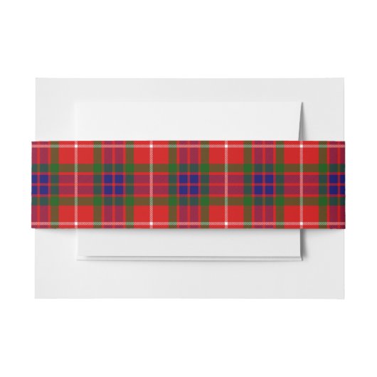 Fraser Scottish Tartan Belly Band (Vorderseite Beispiel)