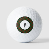 Fraser Tartan Clan Karierte Golfballs Golfball (Vorderseite)