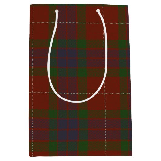 Fraser Tartan Mittlere Geschenktüte (Vorderseite)