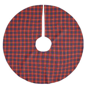 Fraser-Tartan Polyester Weihnachtsbaumdecke
