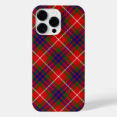 Fraser tartan red blue lila kariert iPhone hülle (Rückseite)