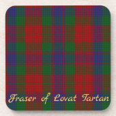Fraser Tartan Untersetzer Hochzeitsgeschenk Set 6 (Vorderseite)