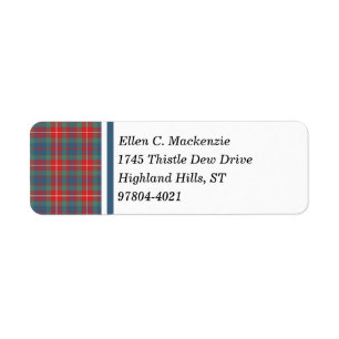 Fraser von Lovat Clan Light Blue Ancient Tartan