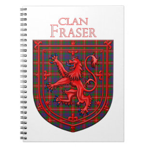 Fraser von Lovat Tartan Scottish Kariert Notizblock