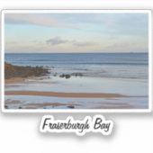 Fraserburgh Bay, Scotland Key Ring Square Sticker (Vorderseite)