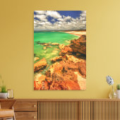 Frasers Beach | Tasmanie Leinwanddruck (Insitu (Wohnzimmer))