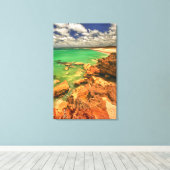 Frasers Beach | Tasmanie Leinwanddruck (Insitu (Holzboden))