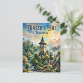Fraser's Hill Malaysia Postkarte (Stehend Vorderseite)